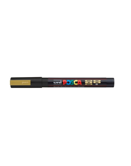 Rotulador uni posca 0,9 - 1,3 mm pc-3m oro