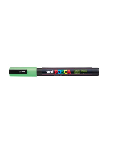 Rotulador uni posca 0,9 - 1,3 mm pc-3m verde claro