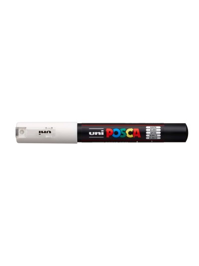Rotulador uni posca 0,7 mm pc-1m blanco