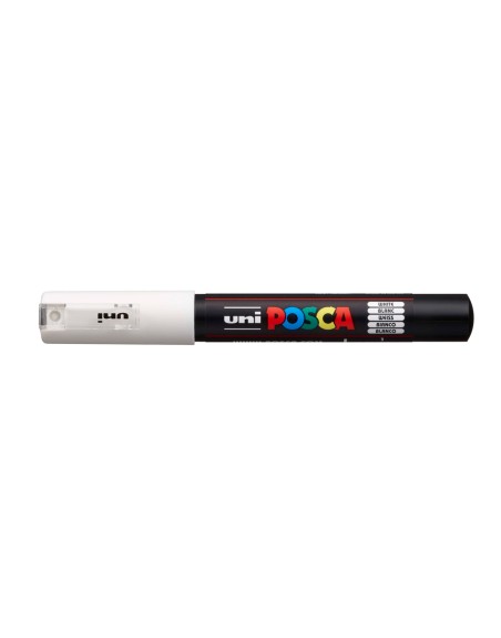 Rotulador uni posca 0,7 mm pc-1m blanco