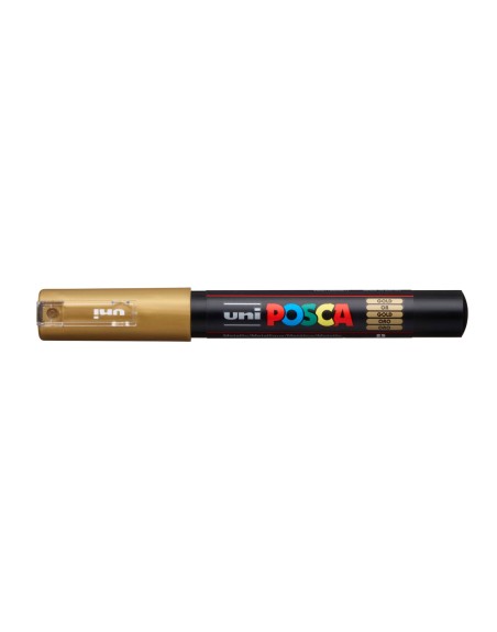 Rotulador uni posca 0,7 mm pc-1m oro