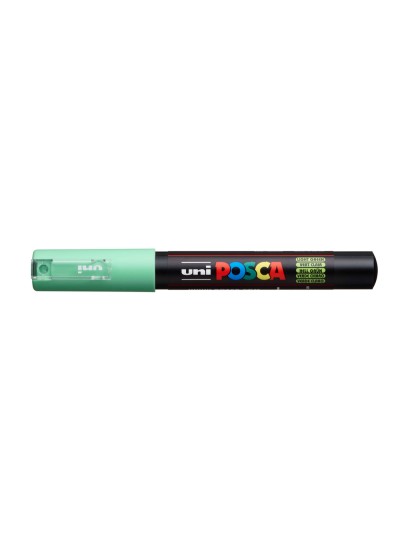 Rotulador uni posca 0,7 mm pc-1m verde claro