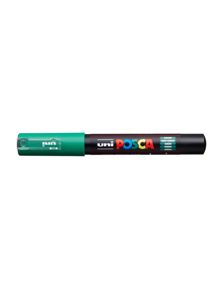 Rotulador uni posca 0,7 mm pc-1m verde Rotulador uni posca 0,7 mm pc-1m verde