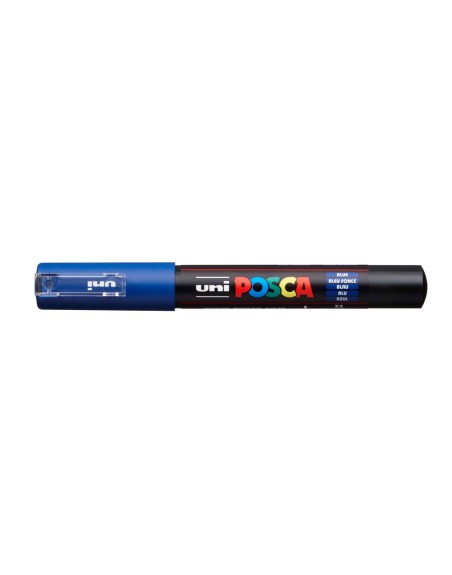 Rotulador uni posca 0,7 mm pc-1m azul