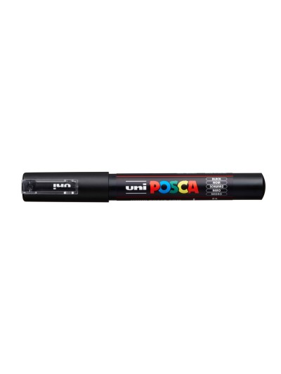 Rotulador uni posca 0,7 mm pc-1m negro
