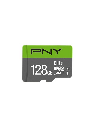 Tarjeta memoria micro secure digital micro sdhc elite pny 128gb clase 10 uhs - i u1