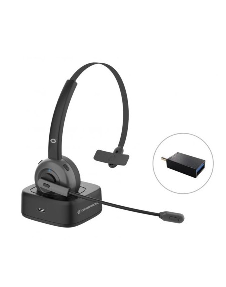 Auricular conceptronic bluetooth polona03bd con base de carga headset mono