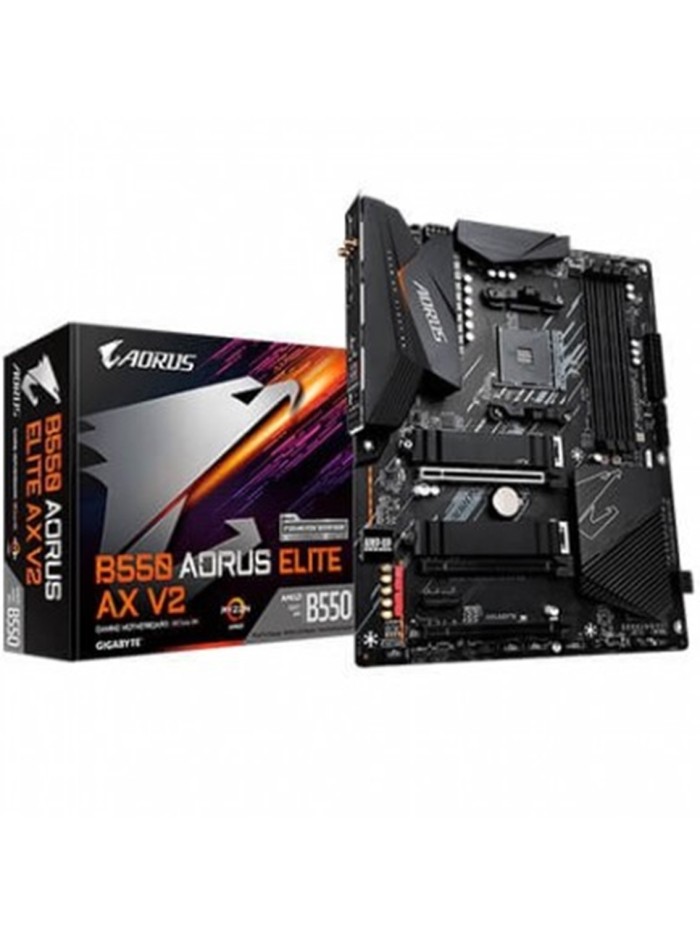 Placa base gigabyte am4 b550 aorus elite ax v2 atx - 4xddr4 - 4xsata6 - 1xusb - c - 1xusb 3.2 - 2xusb 2.0 Placa base gigabyte am4 b550 aorus elite ax v2 atx - 4xddr4 - 4xsata6 - 1xusb - c - 1xusb 3.2 - 2xusb 2.0