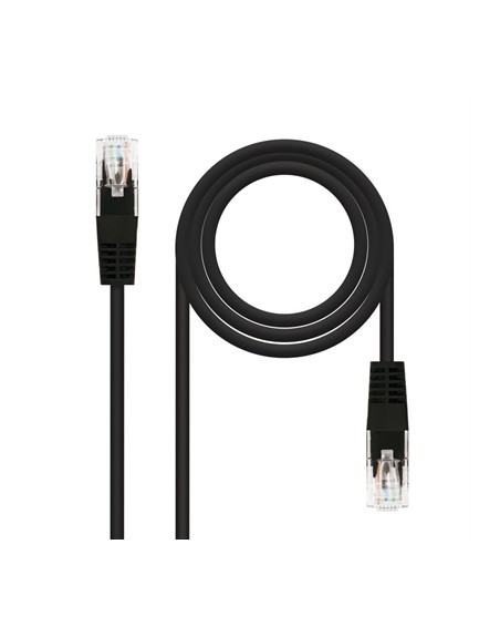 Latiguillo cable red utp cat.6 rj45 nanocable 2m negro