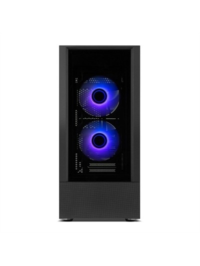 Caja ordenador gaming nox hummer nemesis atx 2 x usb 3.0 2 x usb 2.0 negra argb