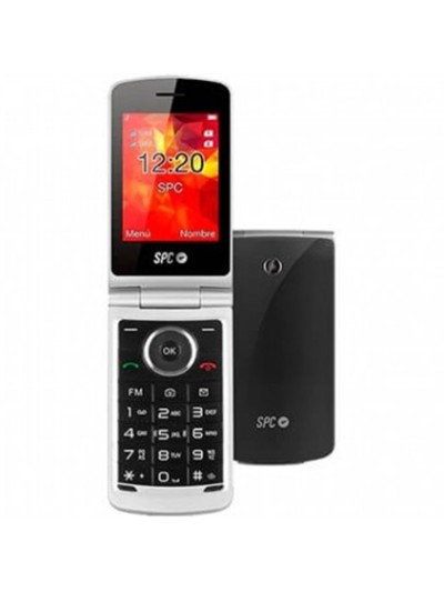 Telefono movil spc opal black tipo tapa - dual sim - 2.8 pulgadas - micro sd - radio - bluetooth
