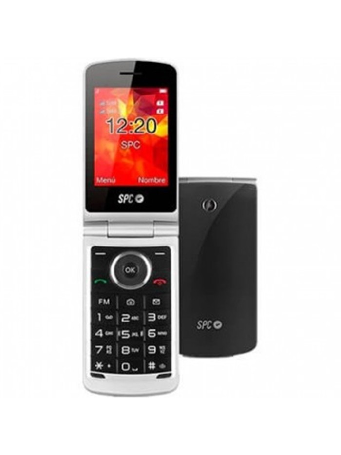 Telefono movil spc opal black tipo tapa - dual sim - 2.8 pulgadas - micro sd - radio - bluetooth Telefono movil spc opal black tipo tapa - dual sim - 2.8 pulgadas - micro sd - radio - bluetooth