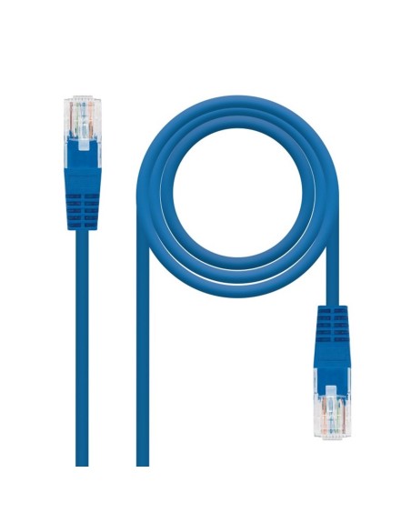 Latiguillo cable red utp cat.6 rj45 nanocable 1m azul