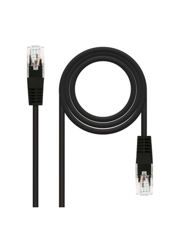 Latiguillo cable red utp cat.6 rj45 nanocable 3m negro Latiguillo cable red utp cat.6 rj45 nanocable 3m negro