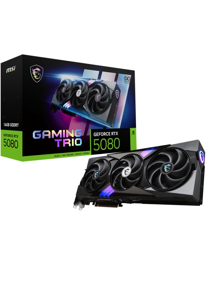 Tarjeta grafica msi rtx 5080 16g gaming trio oc Tarjeta grafica msi rtx 5080 16g gaming trio oc