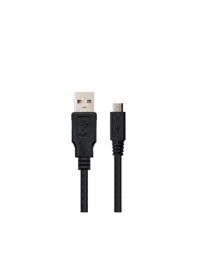 Cable usb 2.0 a micro usb nanocable 0.8m - macho - hembra - negro Cable usb 2.0 a micro usb nanocable 0.8m - macho - hembra - negro