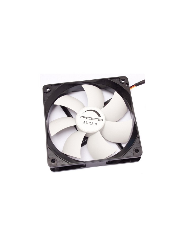 Ventilador auxiliar tacens aura ii 12cm ultrasilencioso color negro y blanco Ventilador auxiliar tacens aura ii 12cm ultrasilencioso color negro y blanco