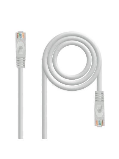 Latiguillo cable red lszh - utp cat.6a rj45 nanocable 1m gris
