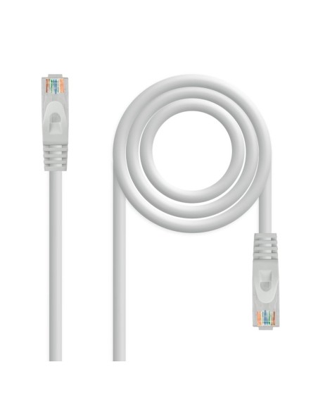 Latiguillo cable red lszh - utp cat.6a rj45 nanocable 1m gris