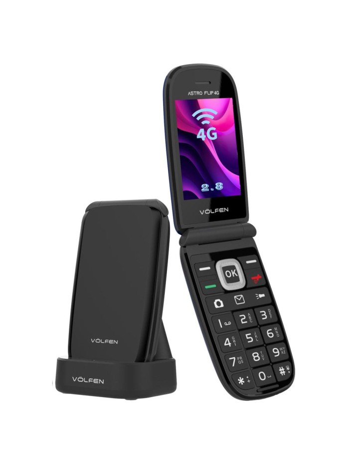 Telefono movil volfen astro flip 4g negro Telefono movil volfen astro flip 4g negro