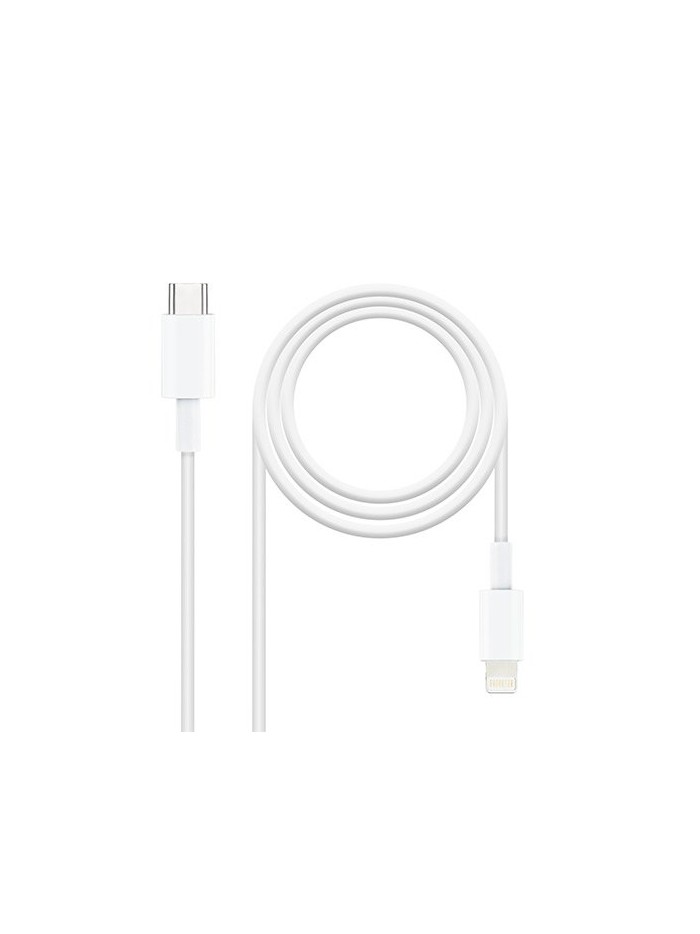 Cable lightning a usb tipo c nanocable 50cm - macho - macho Cable lightning a usb tipo c nanocable 50cm - macho - macho