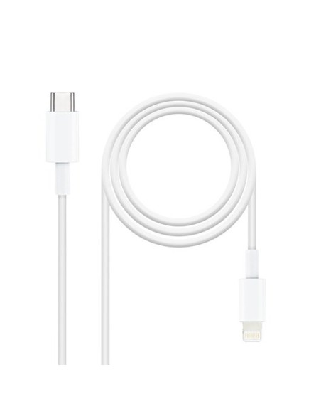 Cable lightning a usb tipo c nanocable 50cm - macho - macho