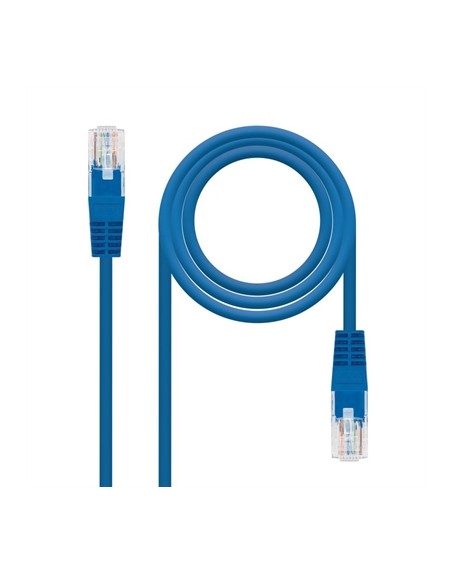 Latiguillo cable red utp cat.6 rj45 nanocable 2m azul
