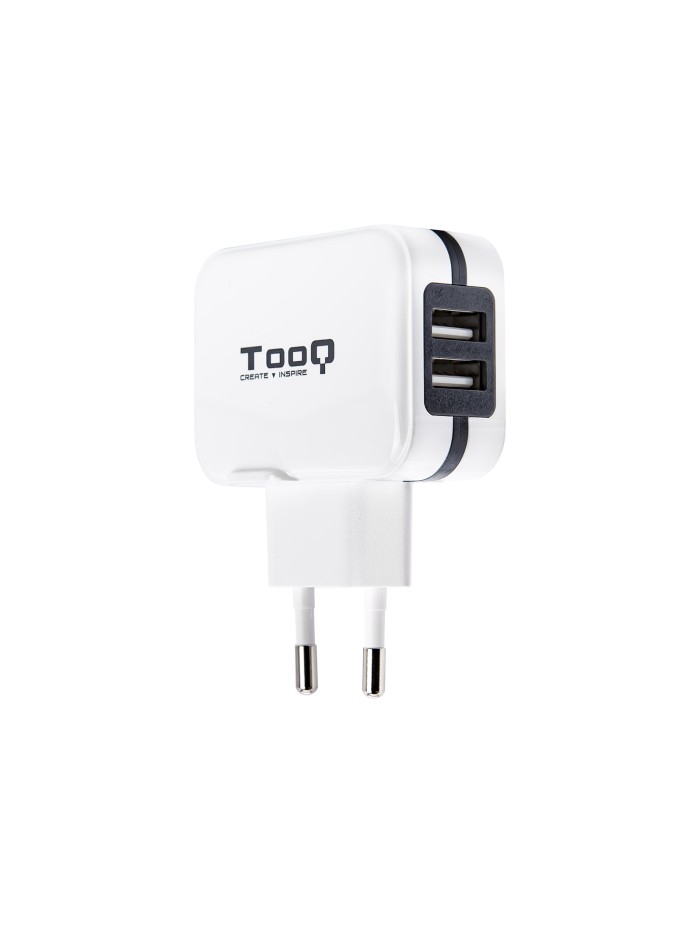 Cargador pared usb tooq tqwc - 11s02wt 2xusb 3.4 blanco Cargador pared usb tooq tqwc - 11s02wt 2xusb 3.4 blanco