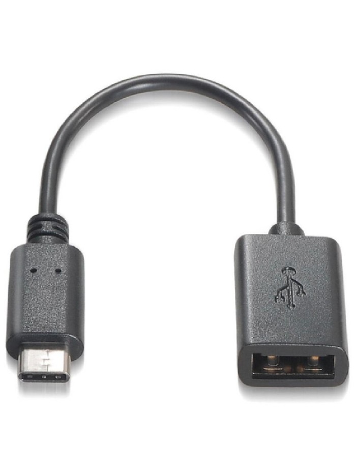 Cable usb tipo c a usb 2.0 nanocable 0.15m - macho - hembra - negro Cable usb tipo c a usb 2.0 nanocable 0.15m - macho - hembra - negro