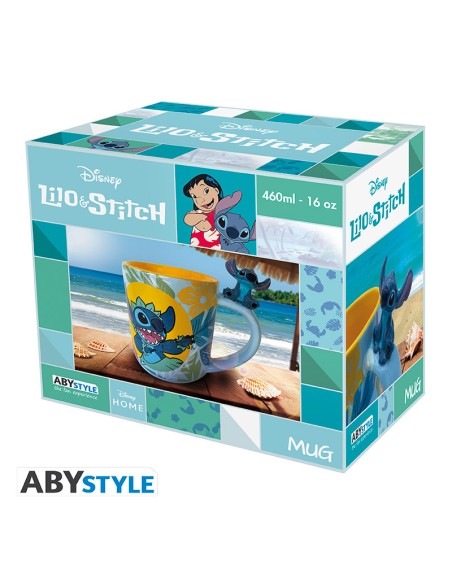 Taza 3d abystyle disney stitch hawaiano