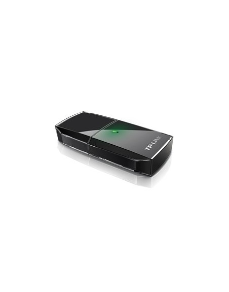 Adaptador usb 2.0 dual band wifi ac600 2.4 ghz y 5ghz tp - link negro