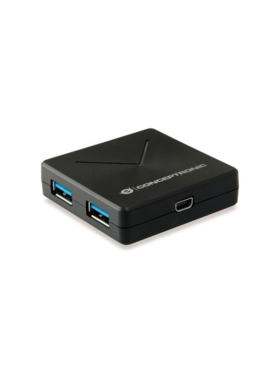 Hub usb 3.0 conceptronic hubbies02b 4 x usb 3.0