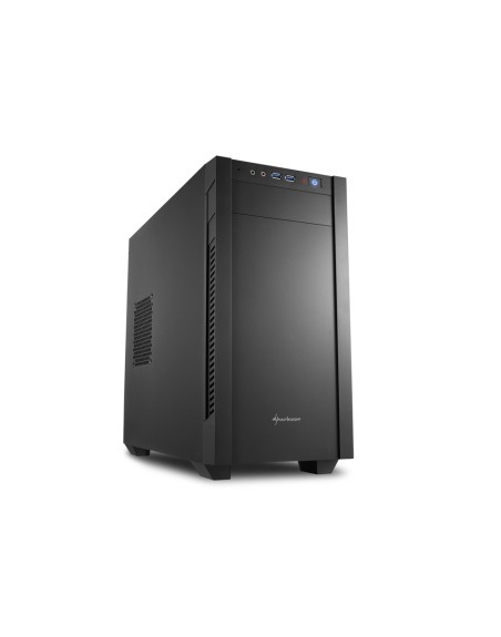 Caja sharkoon s1000 matx 2xusb 3.0 sin fuente negra