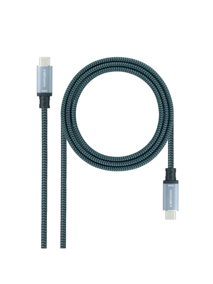 Cable usb tipo c nanocable 3m - macho - macho Cable usb tipo c nanocable 3m - macho - macho