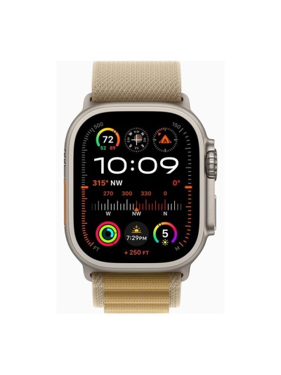 Smartwatch apple watch ultra 2 gps + cell 49mm natural titanium case alpine loop s