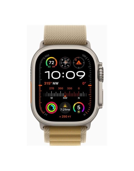 Smartwatch apple watch ultra 2 gps + cell 49mm natural titanium case alpine loop s