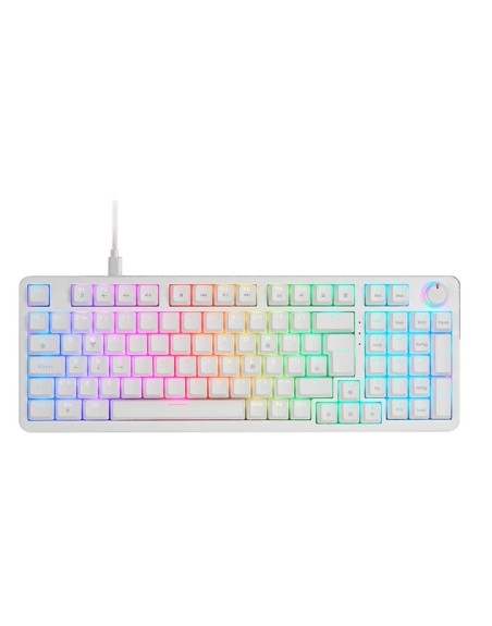 Teclado mars gaming mkprowyes silentswitch rgb blanco