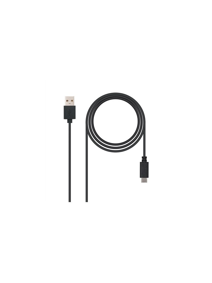Cable usb tipo c a usb tipo a nanocable 0.5m - macho - macho - negro Cable usb tipo c a usb tipo a nanocable 0.5m - macho - macho - negro