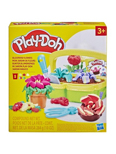 Juego hasbro play - doh blooming flowers