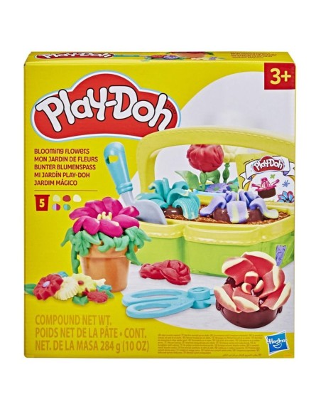 Juego hasbro play - doh blooming flowers