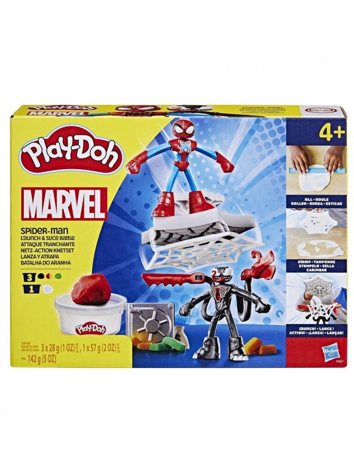 Juego hasbro play - doh spiderman launch and slice battle Juego hasbro play - doh spiderman launch and slice battle