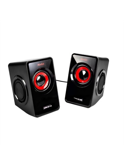 Altavoces mars gaming ms1 2.0 negro - rojo