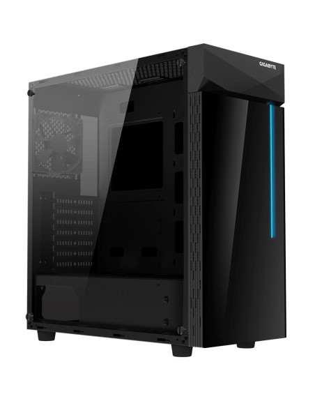 Caja gaming gigabyte c200g atx 2xusb3.0 1xusbc rgb s - f negro