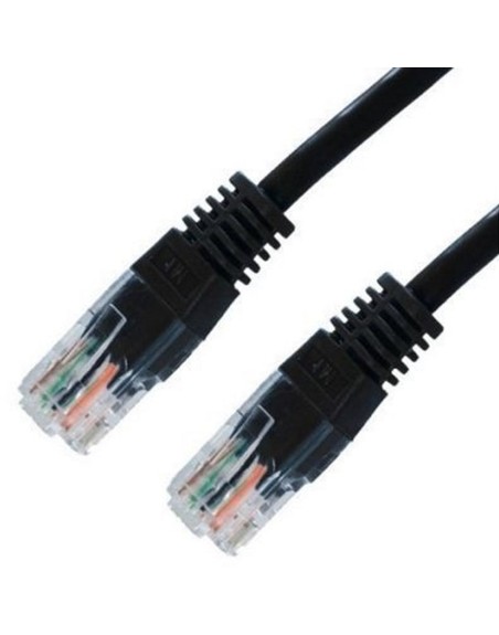 Latiguillo cable red u - utp cat.6 rj45 nanocable 1m negro