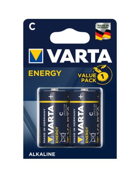 Blister pilas varta alcalinas energy lr14 c - 2 pilas