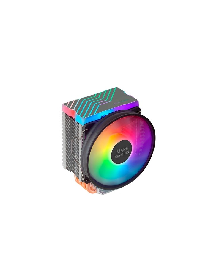 Ventilador disipador cpu mars gaming mcpu44 110mm dual argb Ventilador disipador cpu mars gaming mcpu44 110mm dual argb