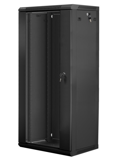 Armario rack lanberg 27u 600 x 450 19 pulgadas carga maxima 60kg negro