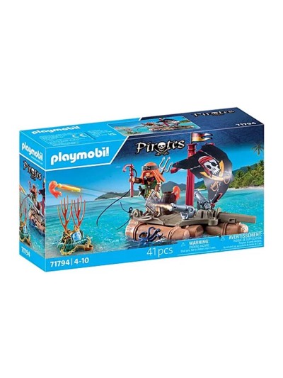 Playmobil - bote pirata con tesoro
