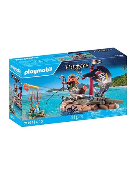 Playmobil - bote pirata con tesoro