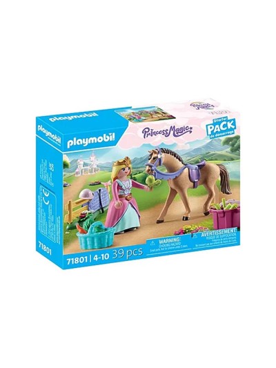 Playmobil - starter pack princesa con caballo